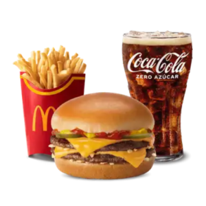 McCombo grande Doble Hamburguesa con Queso