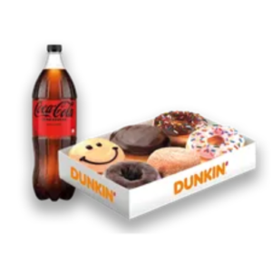 6 Donuts Classic + Bebida 1.5 Lt