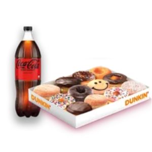12 Donuts Classic + Bebida 1.5 Lt