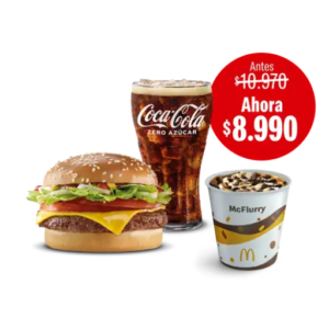 McNifica + Bebida grande + McFlurry Oreo