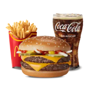 McCombo grande Doble Cuarto de Libra con Queso
